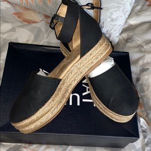 Naturalizer waverly espadrille platform size 7